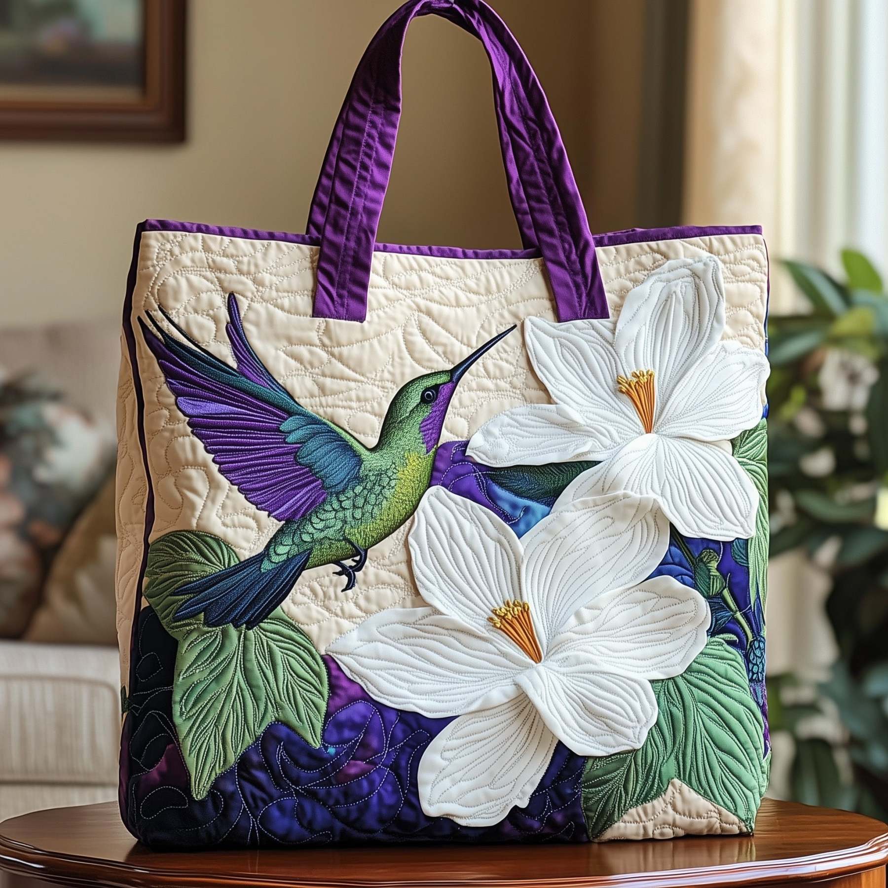Magnolia Dance Quilted Tote Bag GFTOTP8636