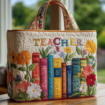 Teacher Quilted Tote Bag GFTOTP9077