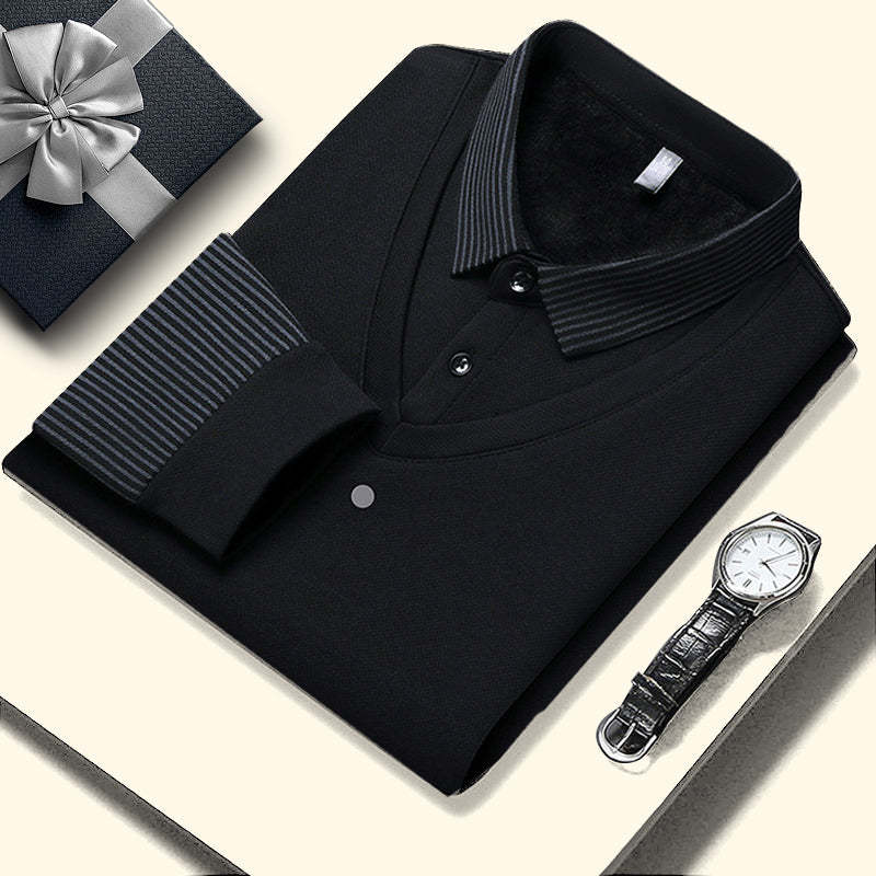 🎁 Hot Sale 49% OFF 🔥Striped Lapel Fake Two-Piece Shirt