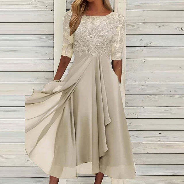 Dark blue party dress