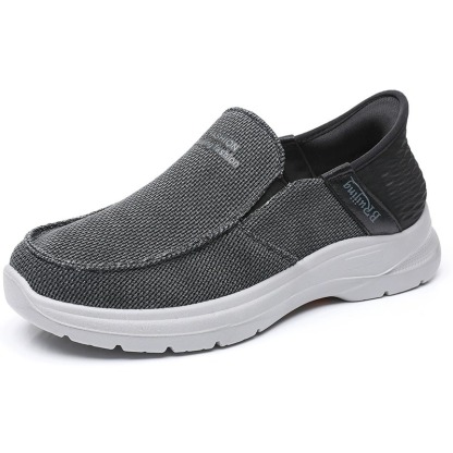 🔥LAST DAY 60% OFF🔥Men's Arch Support Hands-Free Slip-On Loafers, EVA Boat Shoes,Orthopedic Walking Shoes