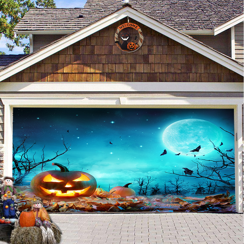 Halloween Garage Door Cover