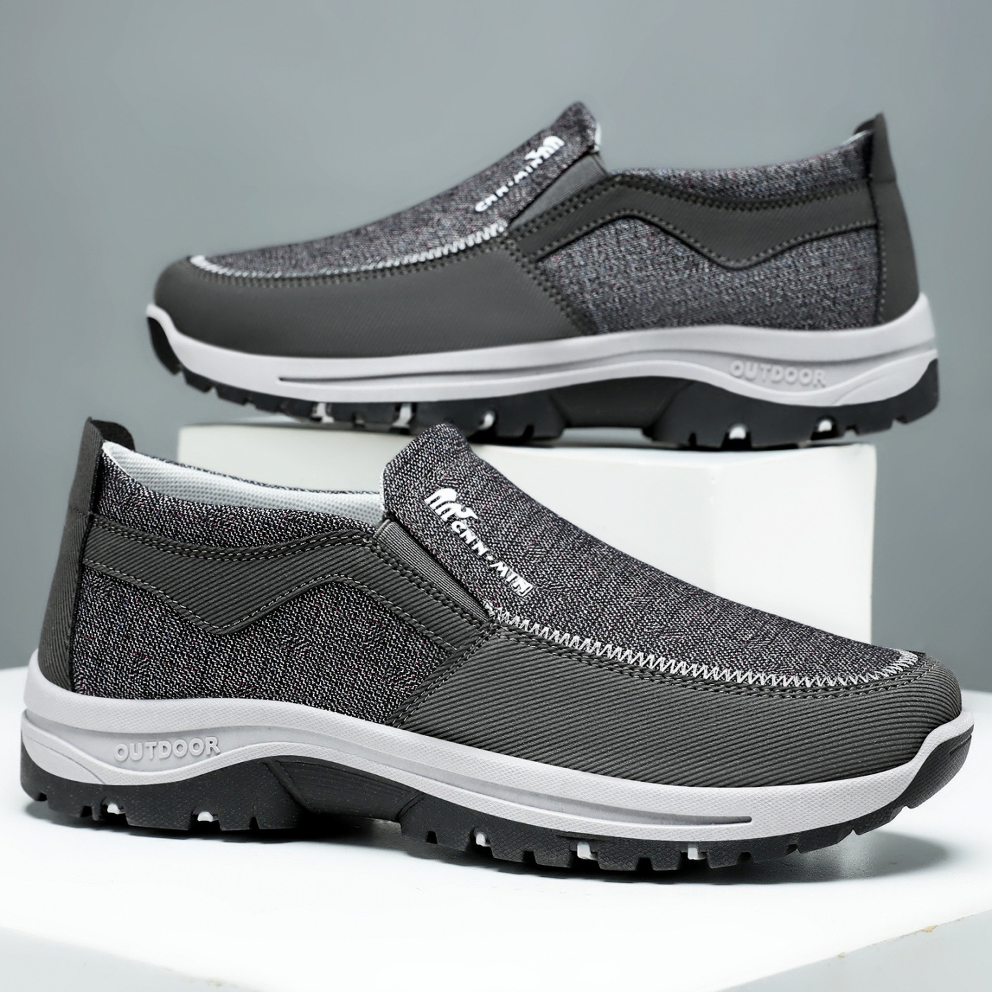 🔥LAST DAY 60% OFF🔥Men's Arch Support & Breathable and Light & Non-Slip Shoes - Proven Plantar Fasciitis, Foot and Heel Pain Relief.