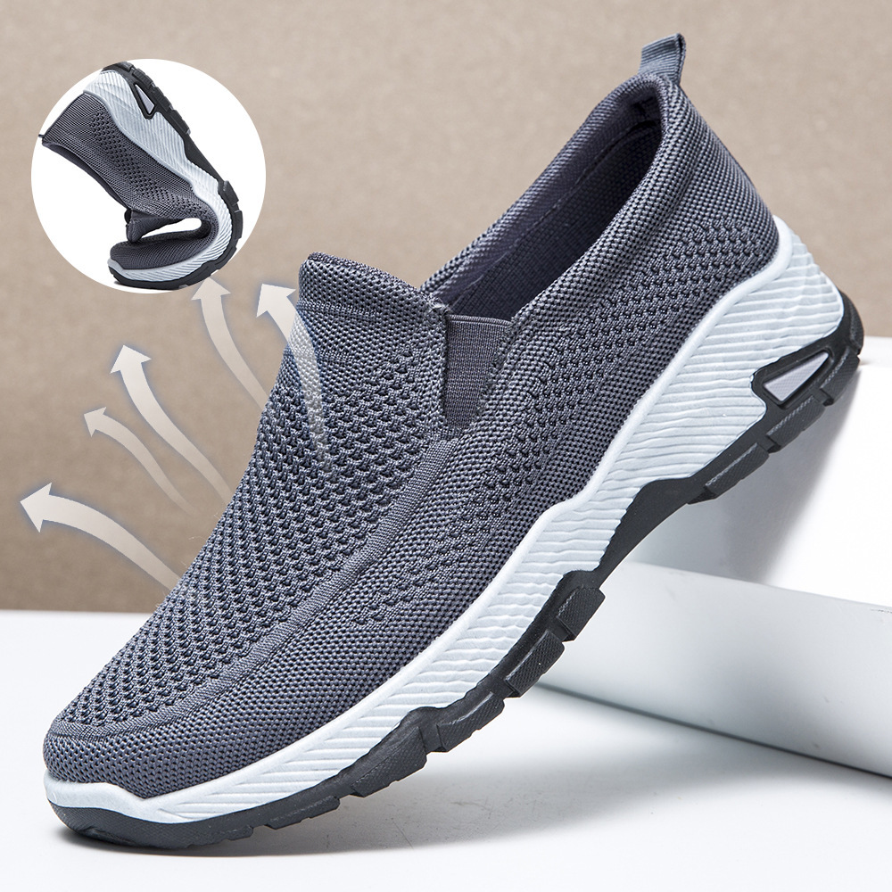 🔥Last Day Promotion 70% OFF🔥2025 Men's mesh lightweight and breathable travel shoes, non-slip shoes