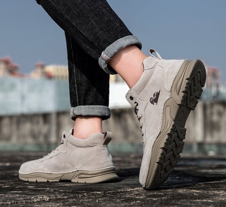 Last day 70% off 🔥⏱️Men's genuine non-slip calfskin hiking shoes