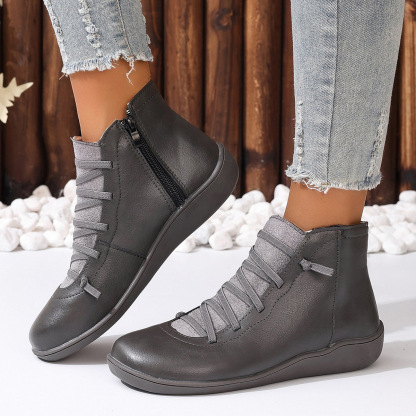🔥Last Day Promotion 50% OFF🔥 - Women's Comfortable Handmade Leather Foot Support Boots