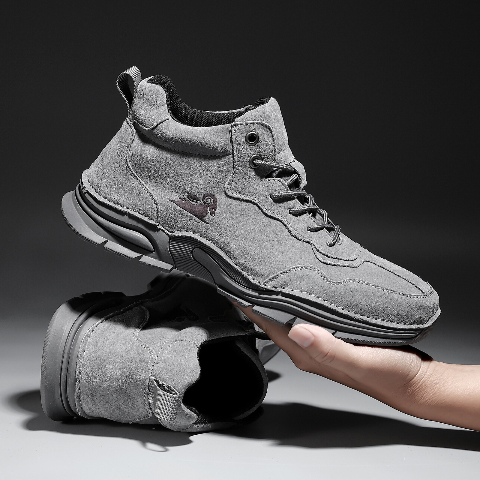 Last day 70% off 🔥⏱️Men's genuine non-slip calfskin hiking shoes