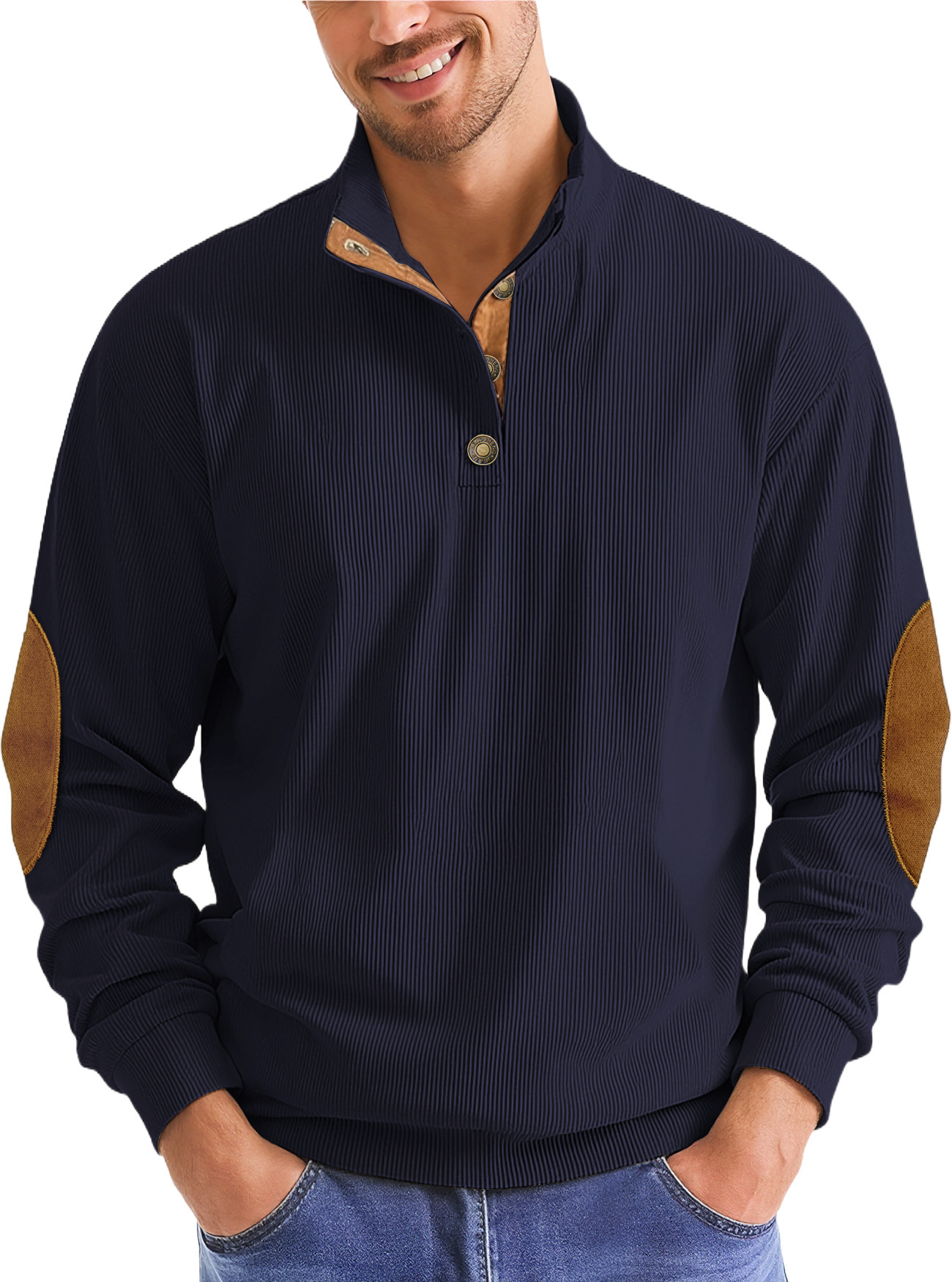 Today's 50% off men's outdoor casual stand-up collar sweatshirts