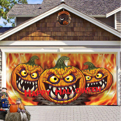 Halloween Garage Door Cover