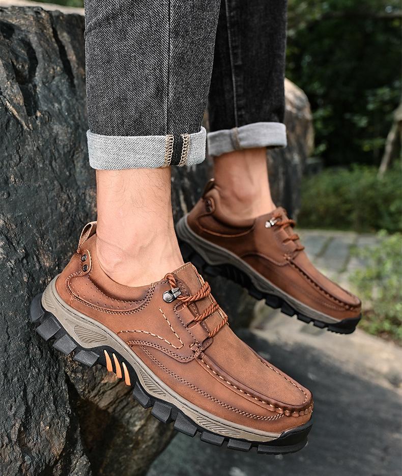 ⏰Promotion 60% OFF - 2025 New Men's Orthopedic Comfortable Breathable Genuine Leather Slip-On Loafers