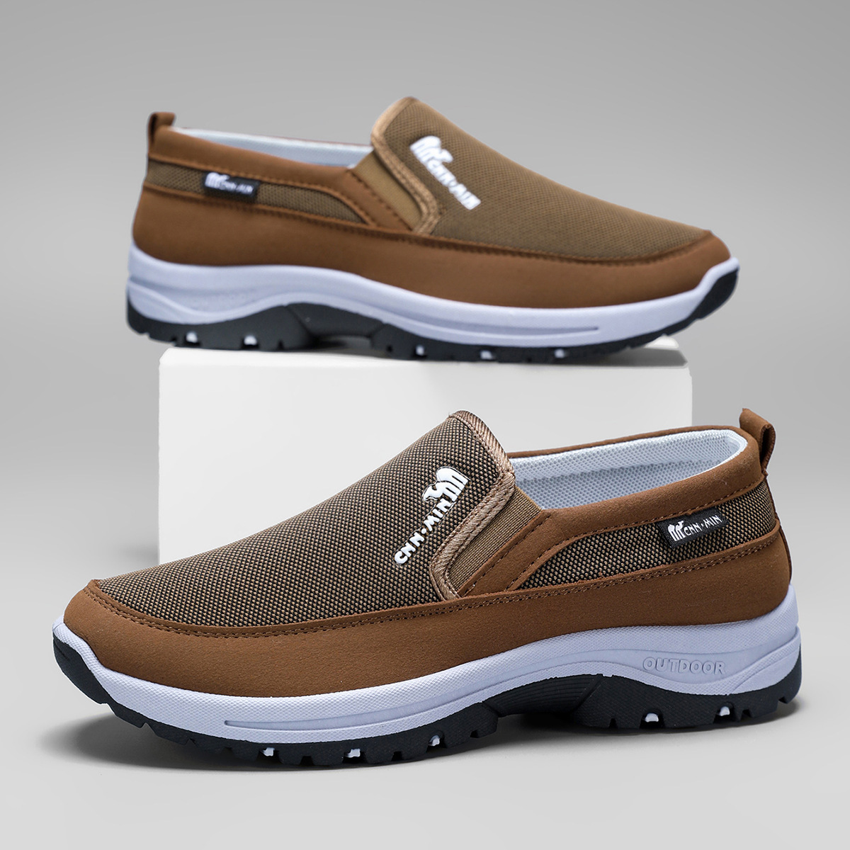 🔥LAST DAY 60% OFF🔥Men's Arch Support & Breathable and Light & Non-Slip Shoes - Proven Plantar Fasciitis, Foot and Heel Pain Relief.