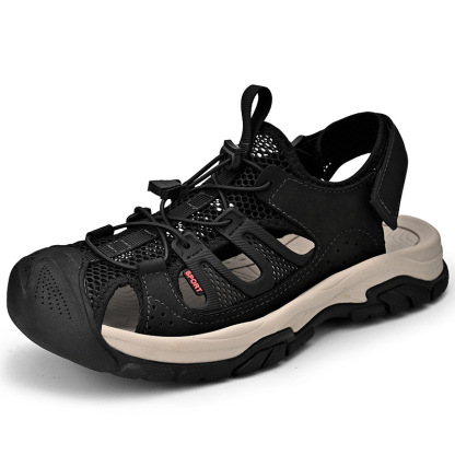 ⏰Last day 60% OFF - 2025 Hot selling men's casual thick-soled non-slip orthopedic leather sandals