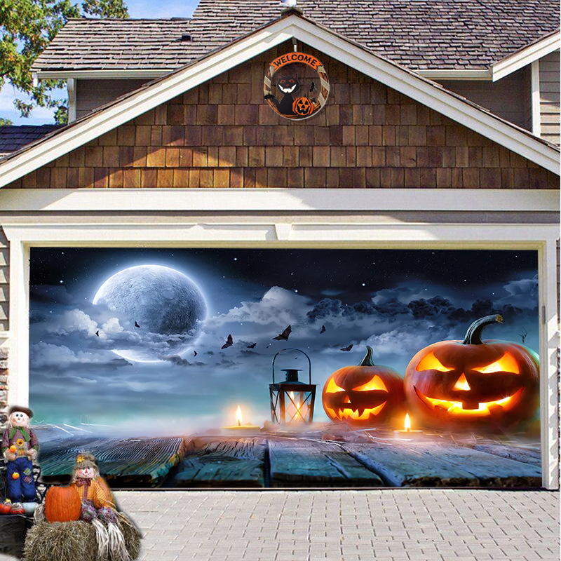 Halloween Garage Door Cover