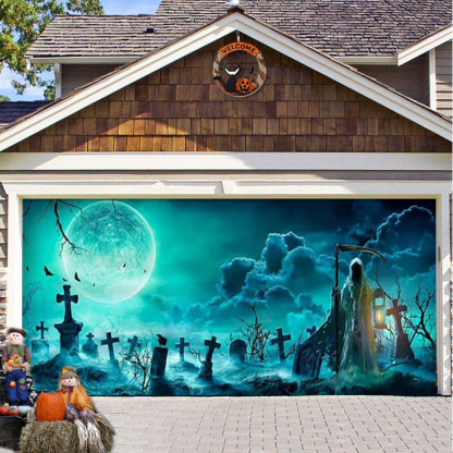 Halloween Garage Door Cover