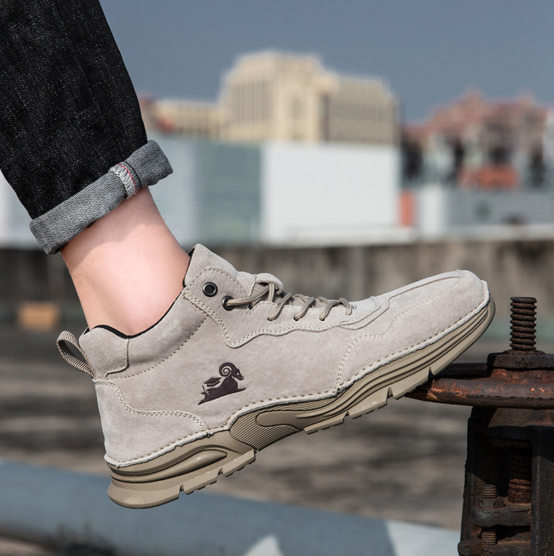 Last day 70% off 🔥⏱️Men's genuine non-slip calfskin hiking shoes