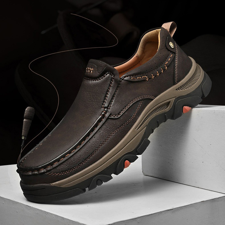 Promotion 60% OFF - 2025 Men's Orthopedic Comfortable Casual Genuine Leather Slip On Loafers