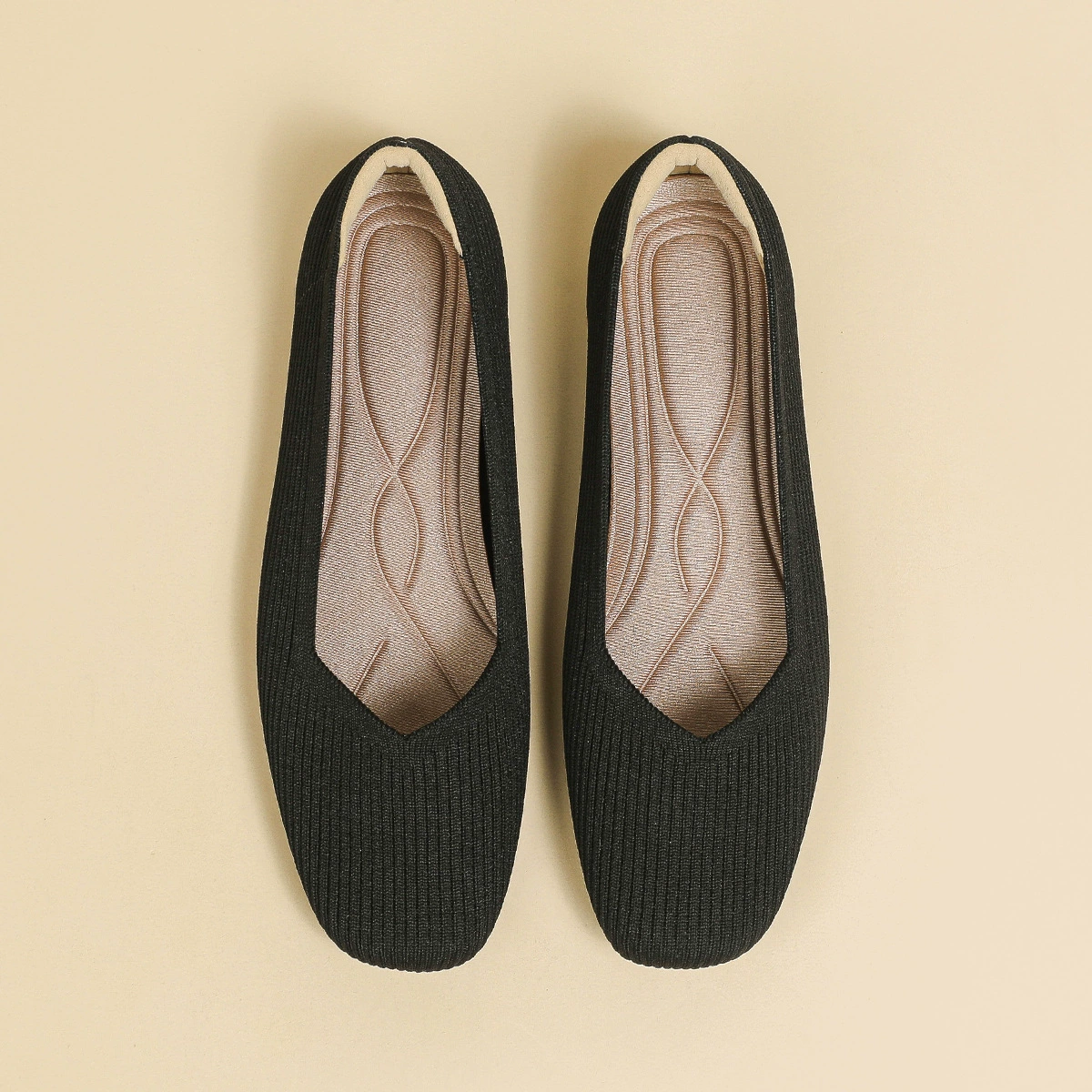 Women Comfortable Breathable Arch Support Non-Slip Flat Shoes