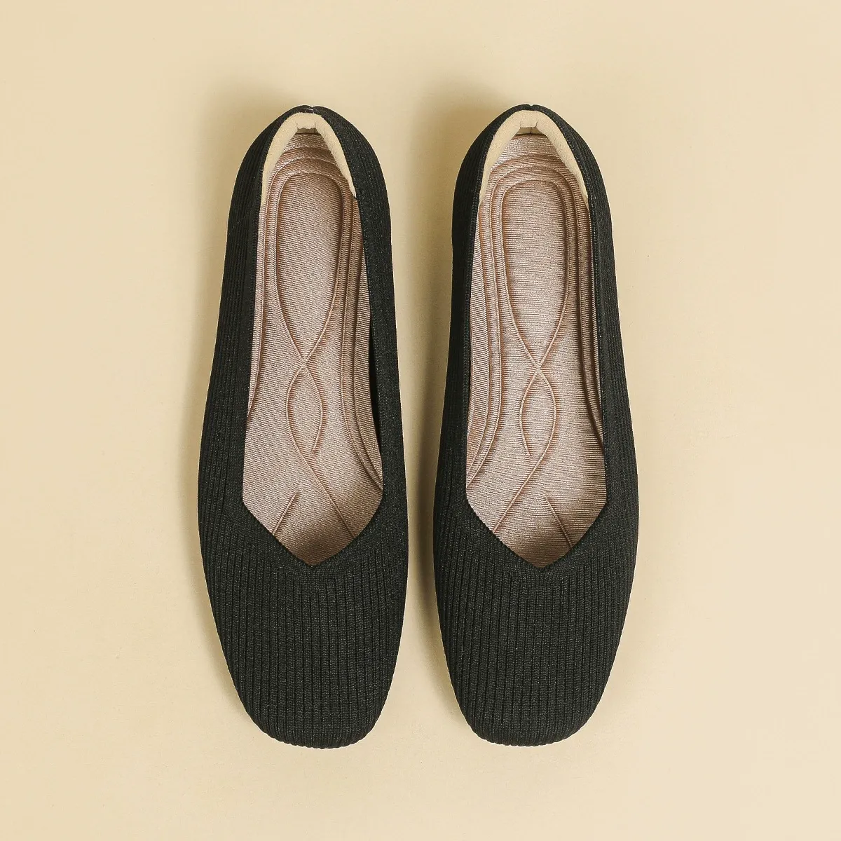 Women Comfortable Breathable Arch Support Non-Slip Flat Shoes