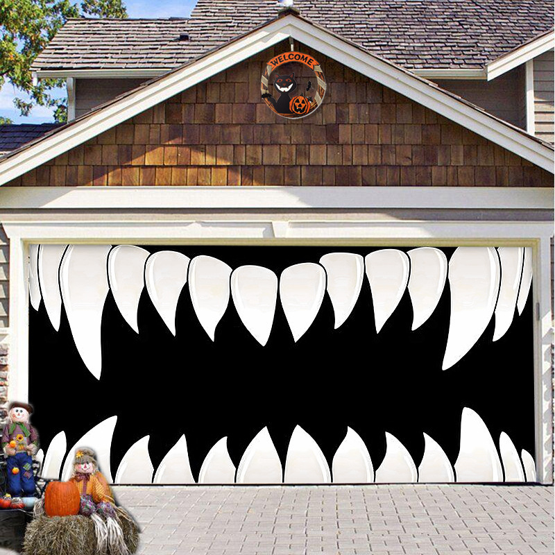 Halloween Garage Door Cover