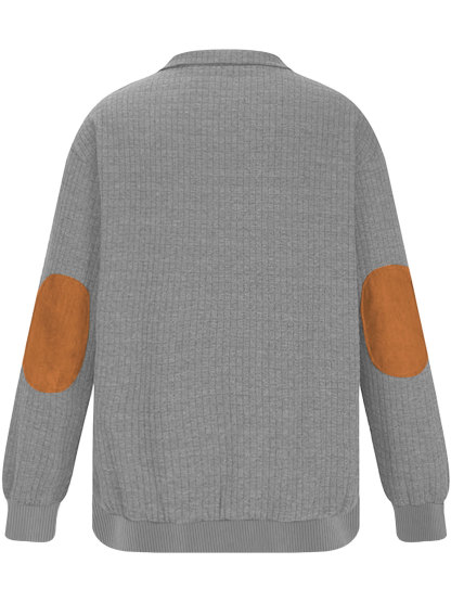 Men's  Long Sleeve Cashmere Sports Sweater