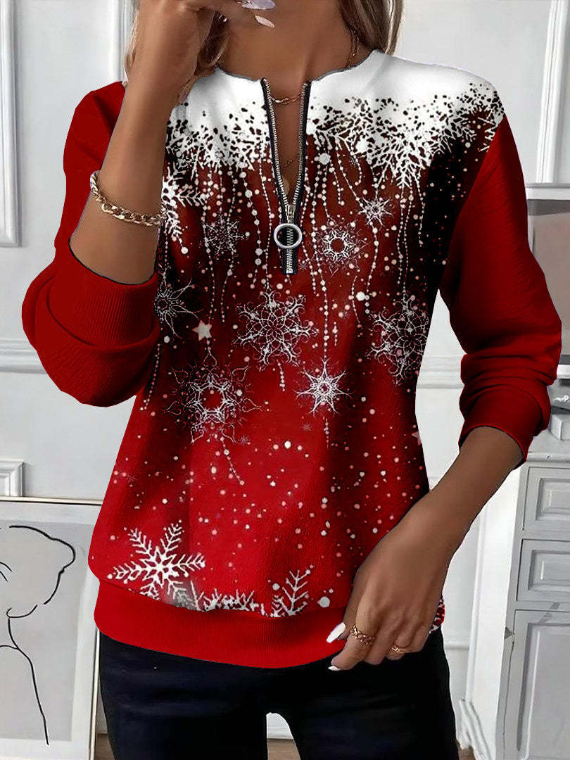 Women's Casual Printed Sweatshirt