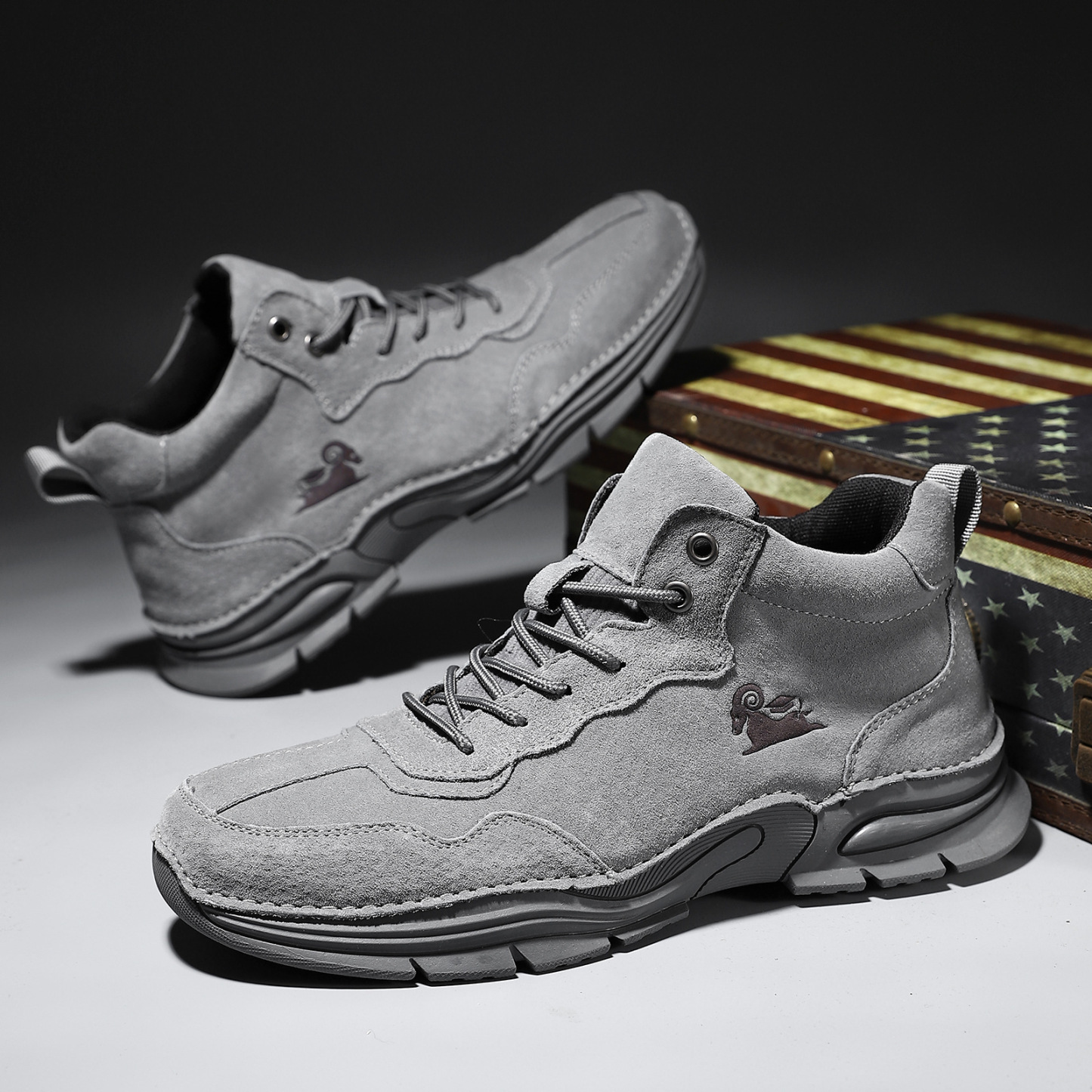 Last day 70% off 🔥⏱️Men's genuine non-slip calfskin hiking shoes