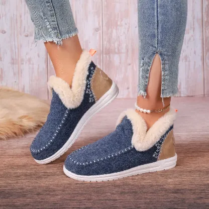 Womens Orthopedic Winter Wool Snow Boots Cozy Winter Shoes