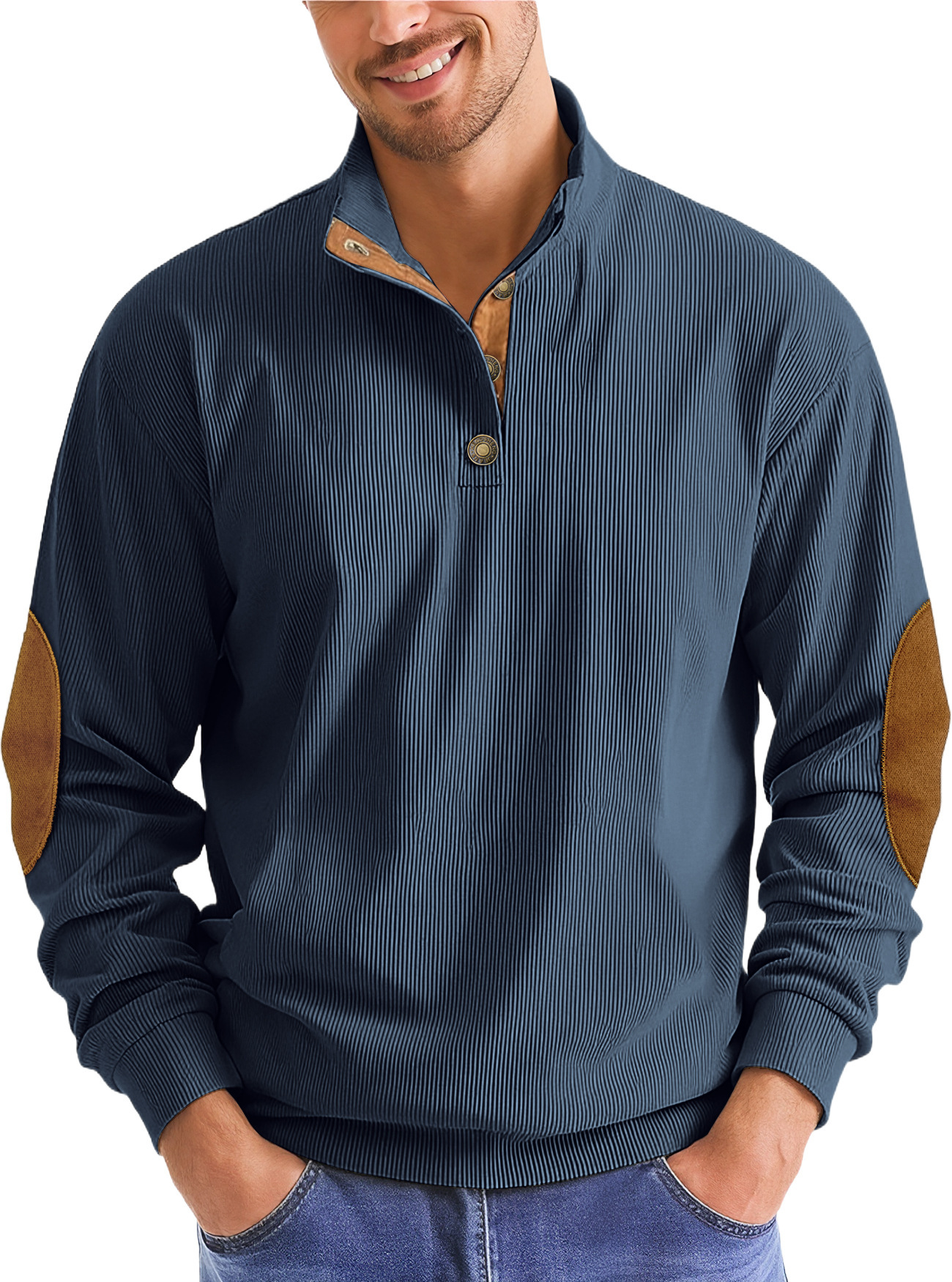 Today's 50% off men's outdoor casual stand-up collar sweatshirts