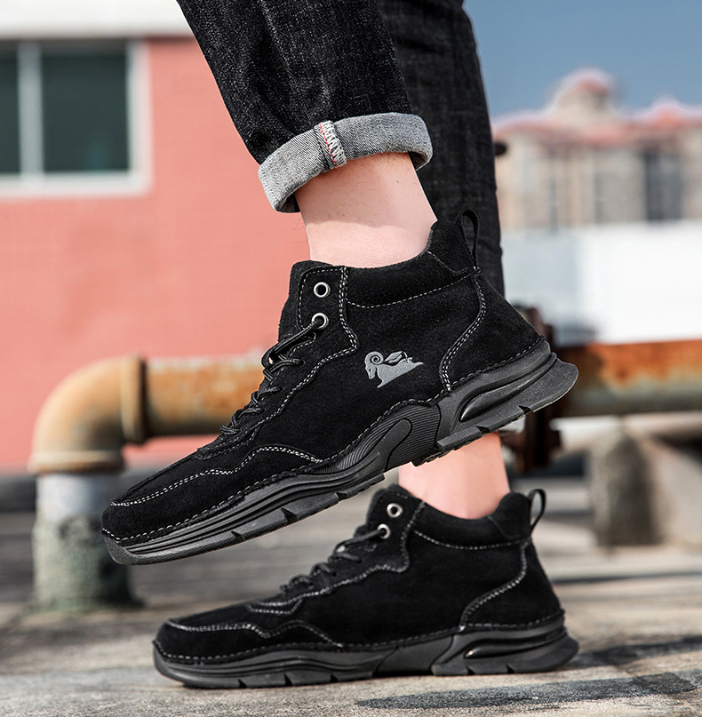 Last day 70% off 🔥⏱️Men's genuine non-slip calfskin hiking shoes