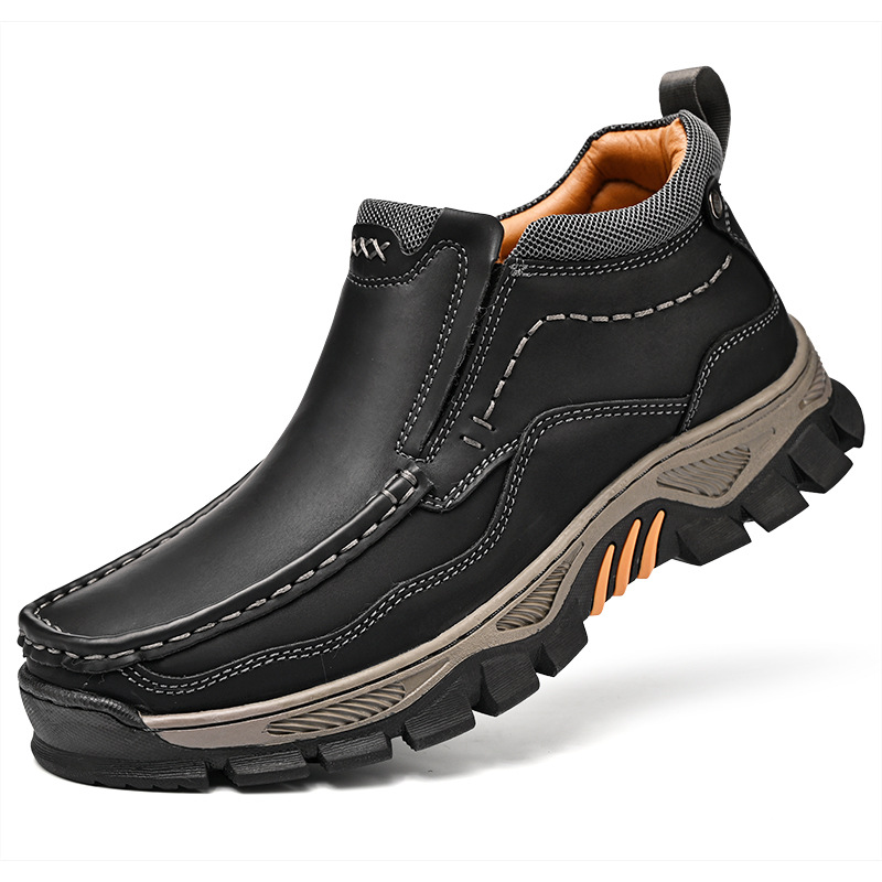 ⏰Last day 60% OFF - 2025 New Hot selling men's casual thick-soled non-slip orthopedic leather boots