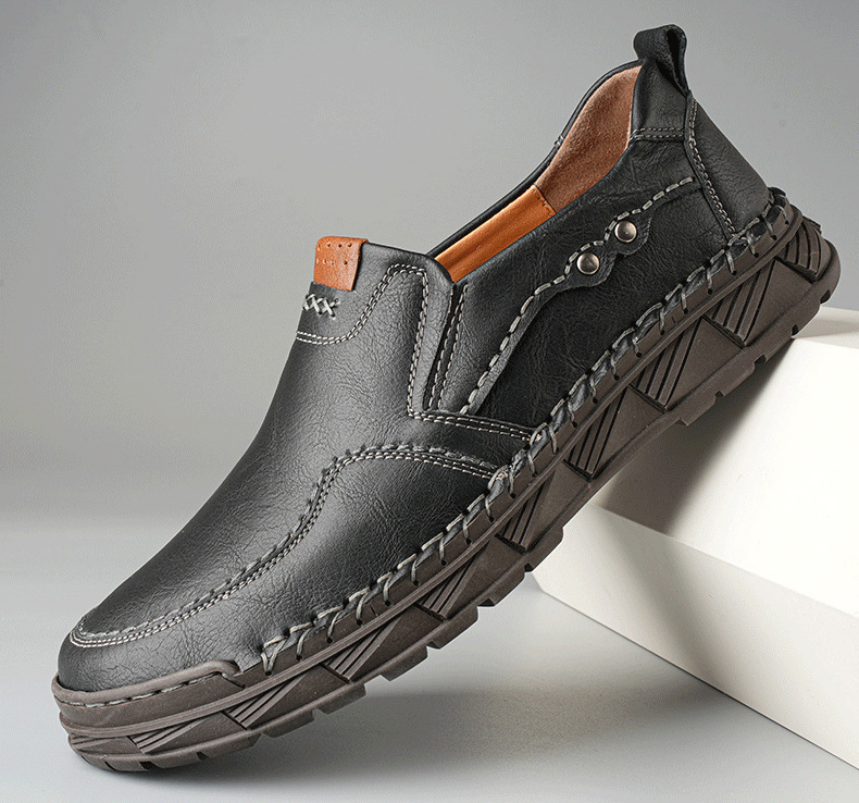 ⏰Promotion - 70% OFF🔥Men's casual leather orthotic loafers with arch support