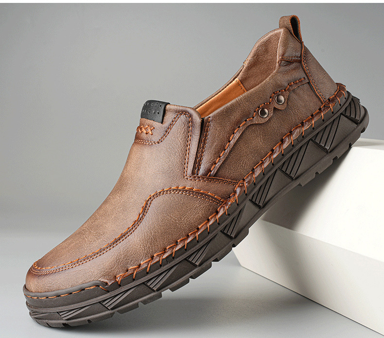 ⏰Promotion - 70% OFF🔥Men's casual leather orthotic loafers with arch support