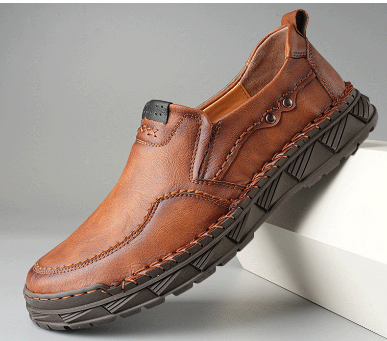 ⏰Promotion - 70% OFF🔥Men's casual leather orthotic loafers with arch 