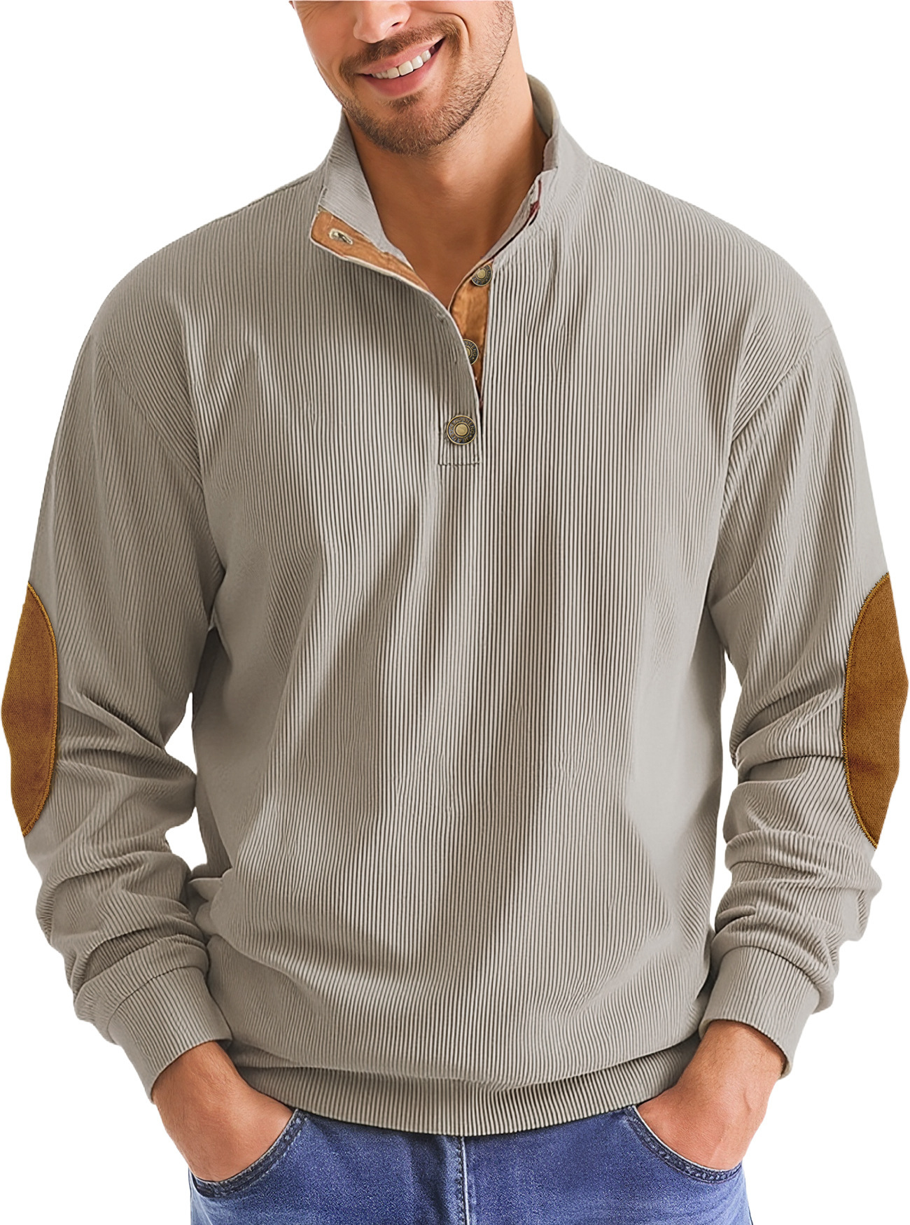 Today's 50% off men's outdoor casual stand-up collar sweatshirts