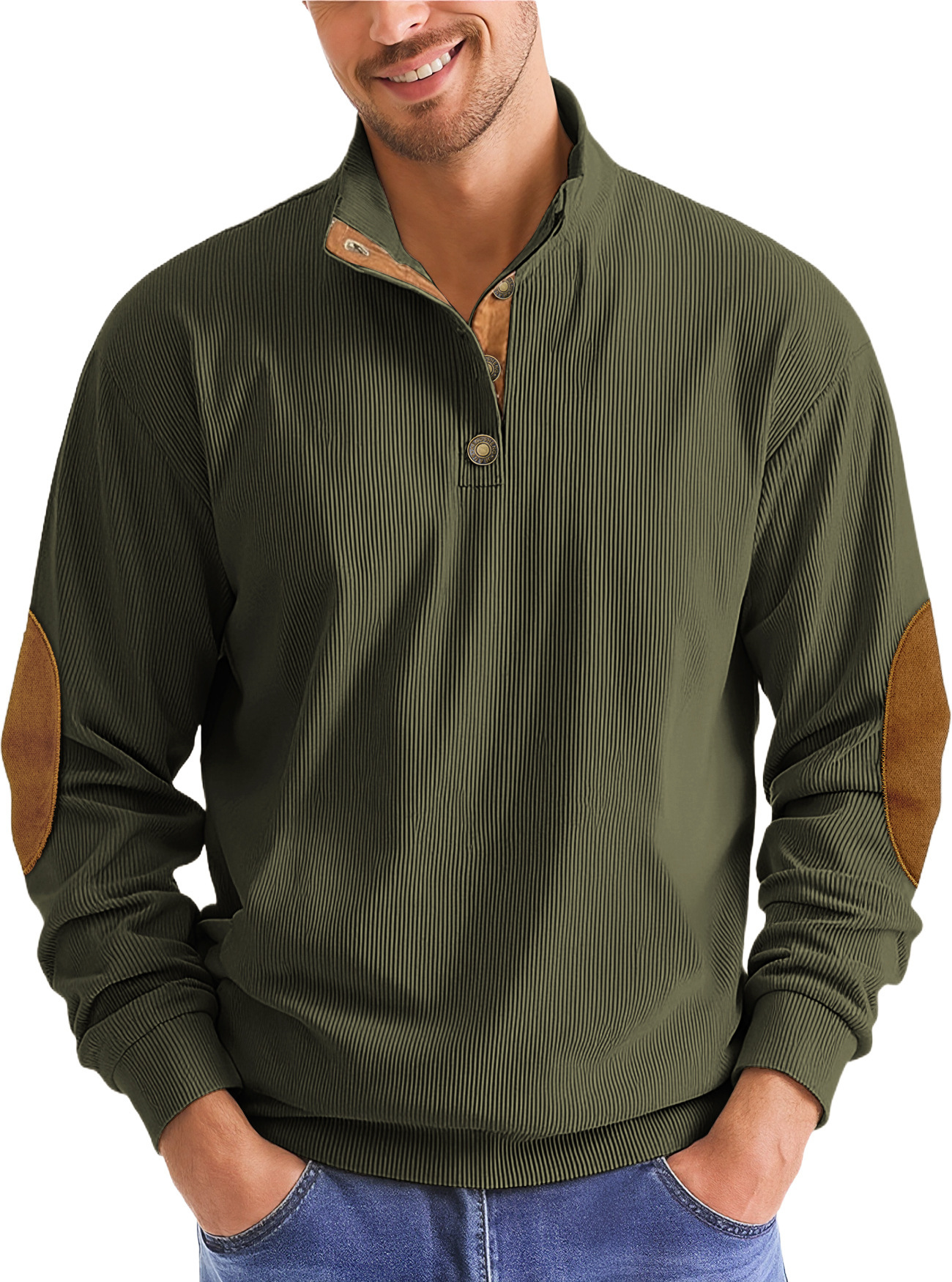 Today's 50% off men's outdoor casual stand-up collar sweatshirts