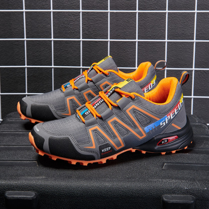 Oliyey breathable high traction sole outdoor activity hiking shoes