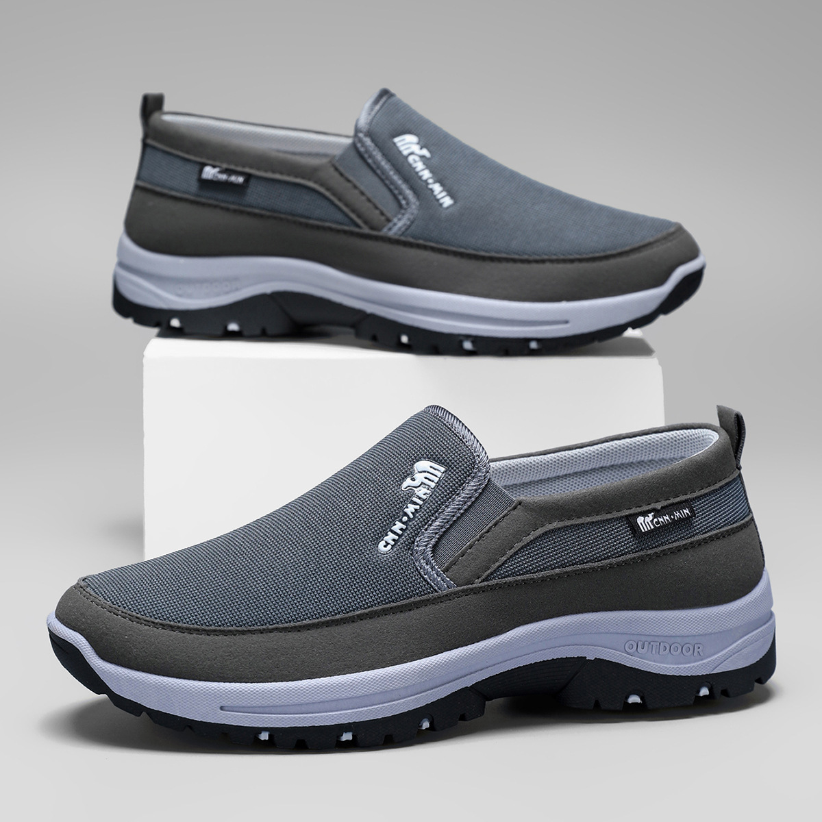 🔥LAST DAY 60% OFF🔥Men's Arch Support & Breathable and Light & Non-Slip Shoes - Proven Plantar Fasciitis, Foot and Heel Pain Relief.