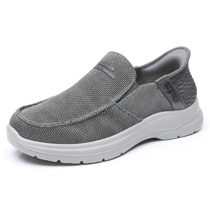 🔥LAST DAY 60% OFF🔥Men's Arch Support Hands-Free Slip-On Loafers, EVA Boat Shoes,Orthopedic Walking Shoes