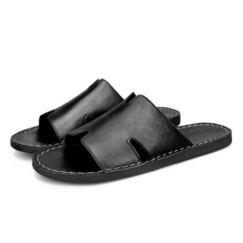 Calfskin Crossover Sandal