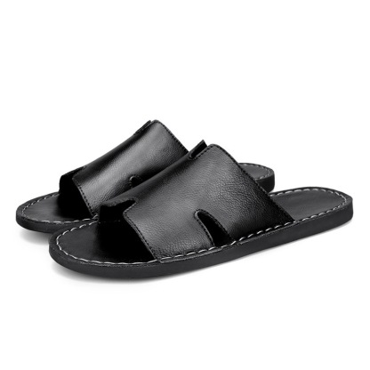 Calfskin Crossover Sandal