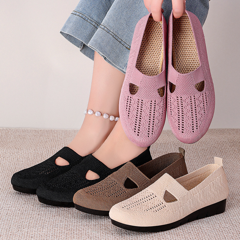 Women Comfortable Arch Support Non-Slip Flat Shoes