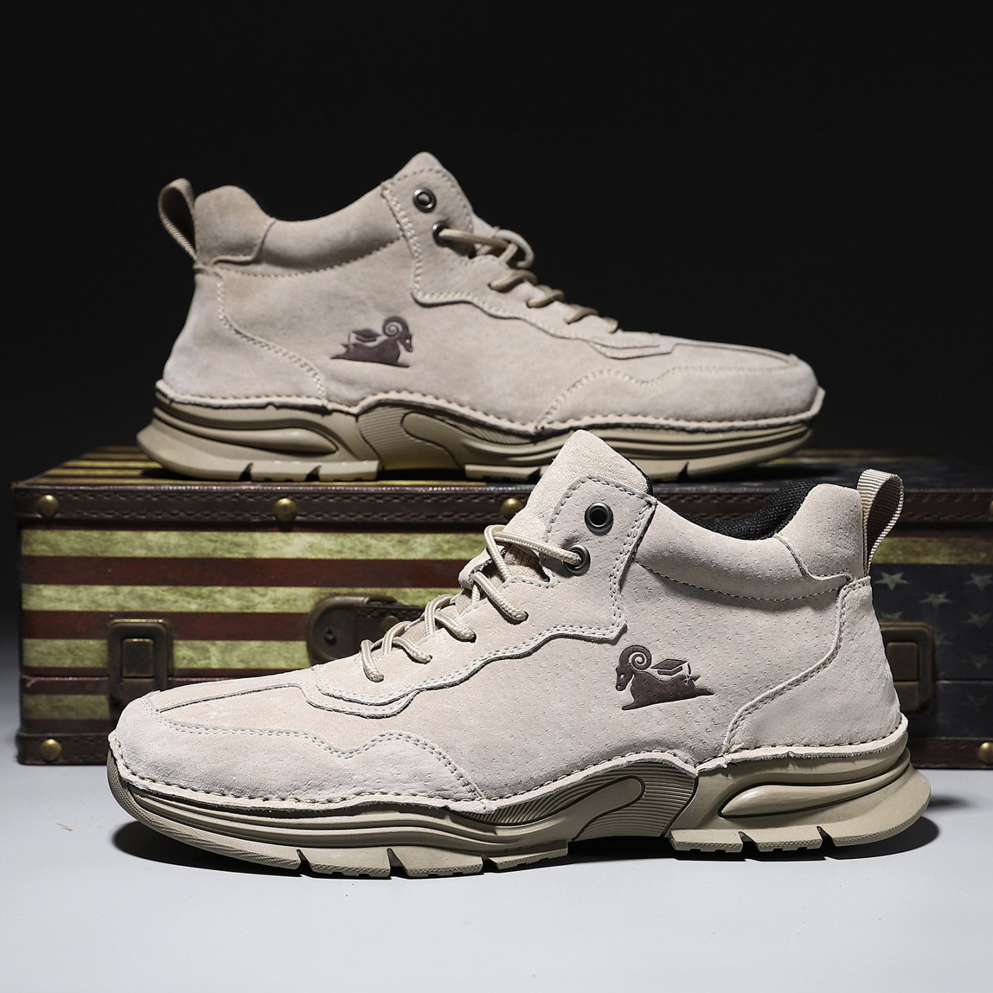 Last day 70% off 🔥⏱️Men's genuine non-slip calfskin hiking shoes