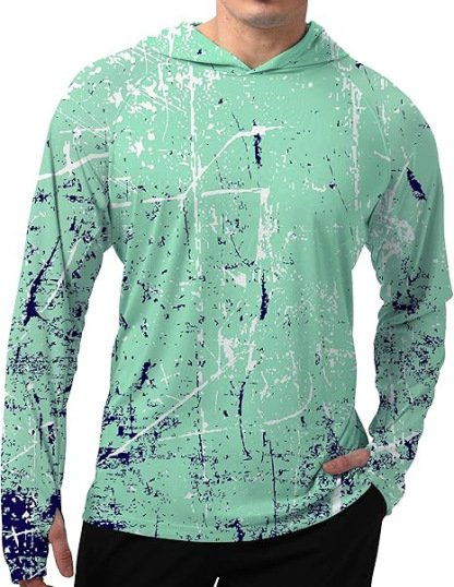 🎁🔥Men's Swim & Outdoor UPF 50+ Sun Shirt  ,Lightweight SPF 50 UV Protection Hoodie