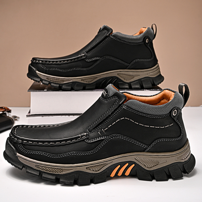 ⏰Last day 60% OFF - 2025 New Hot selling men's casual thick-soled non-slip orthopedic leather boots