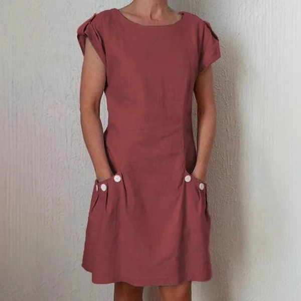 Womens Summer Cotton Dress
