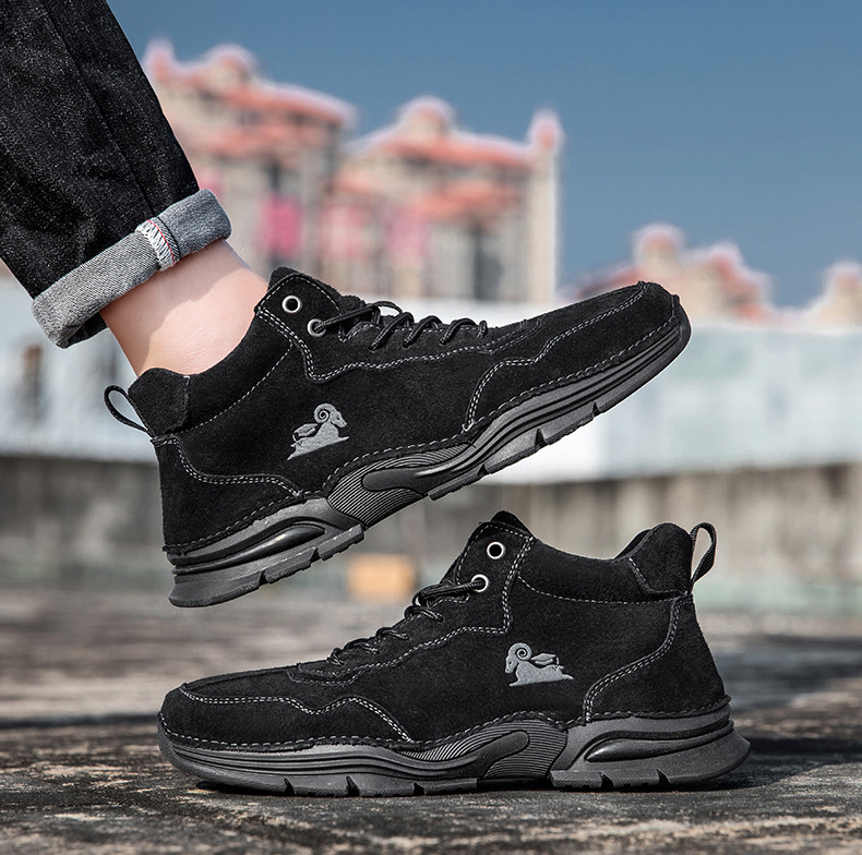 Last day 70% off 🔥⏱️Men's genuine non-slip calfskin hiking shoes