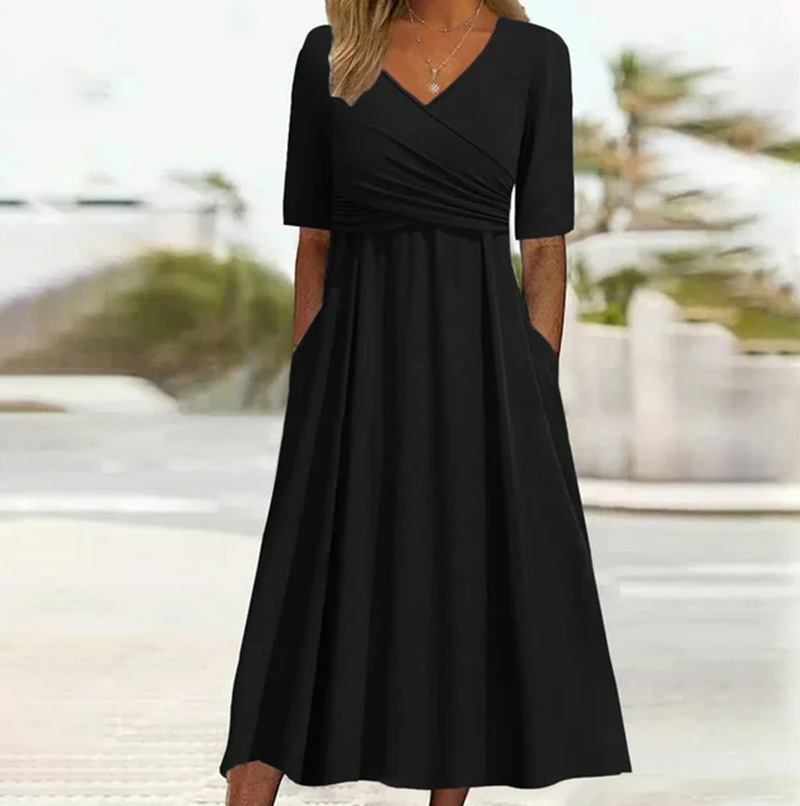 V-neck summer dress