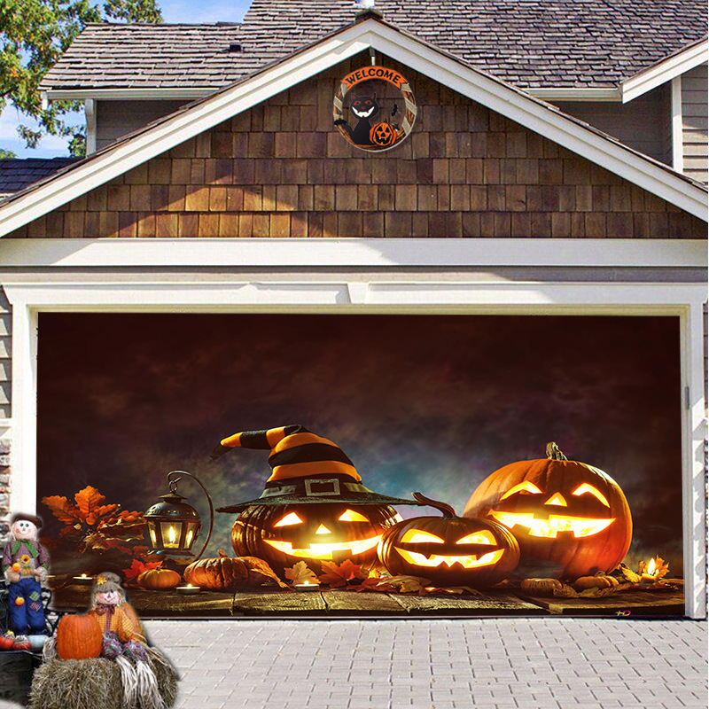 Halloween Garage Door Cover