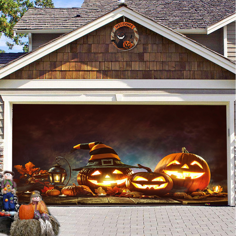 Halloween Garage Door Cover