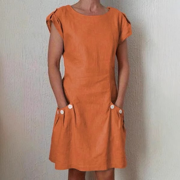 Womens Summer Cotton Dress